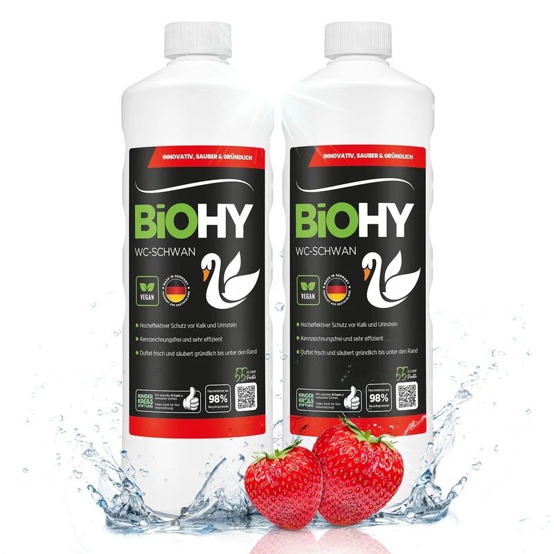 BiOHY Cygne WC, nettoyant pour toilettes, canard WC, nettoyant pour toilettes