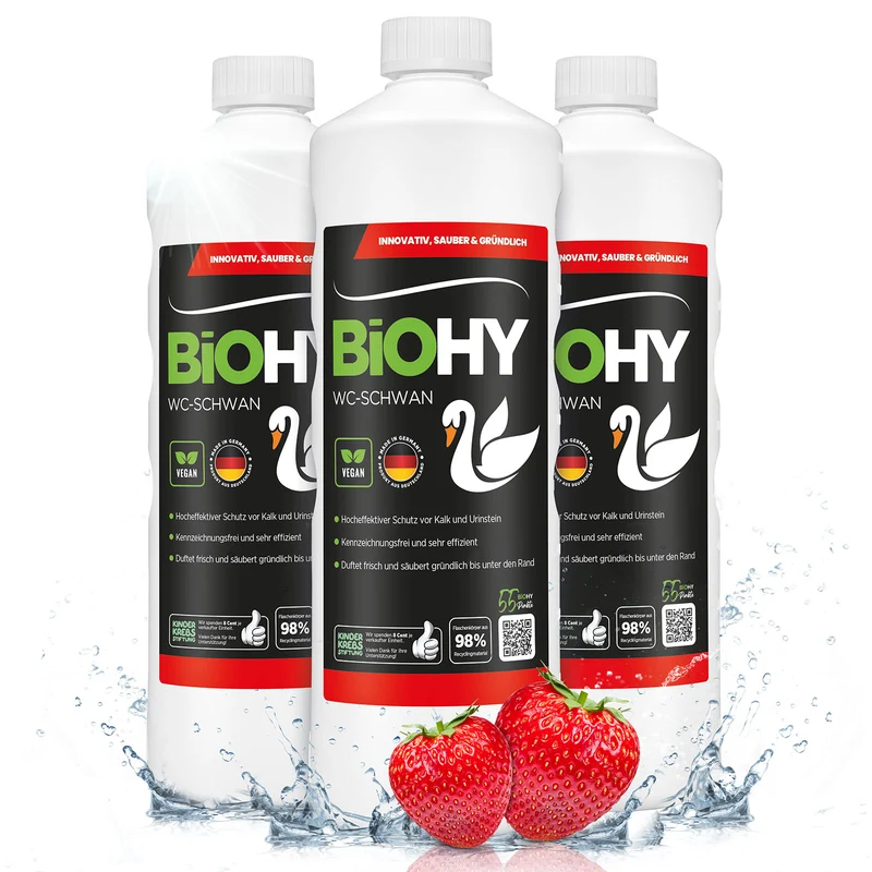BiOHY Cygne WC, nettoyant pour toilettes, canard WC, nettoyant pour toilettes