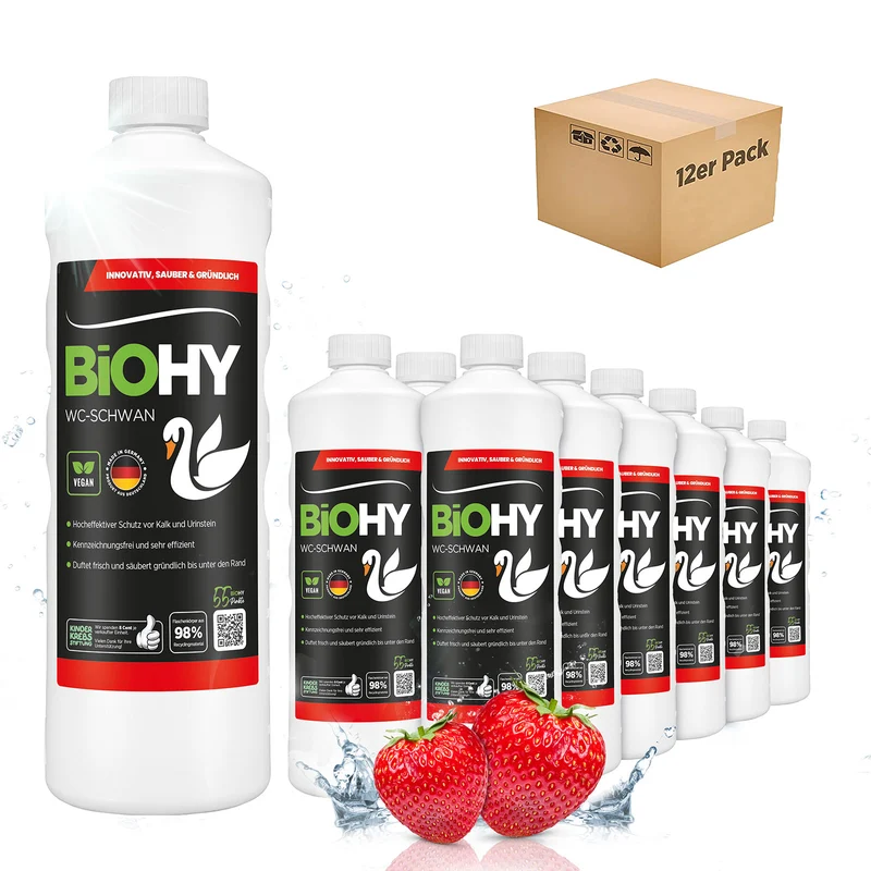 BiOHY Cygne WC, nettoyant pour toilettes, canard WC, nettoyant pour toilettes