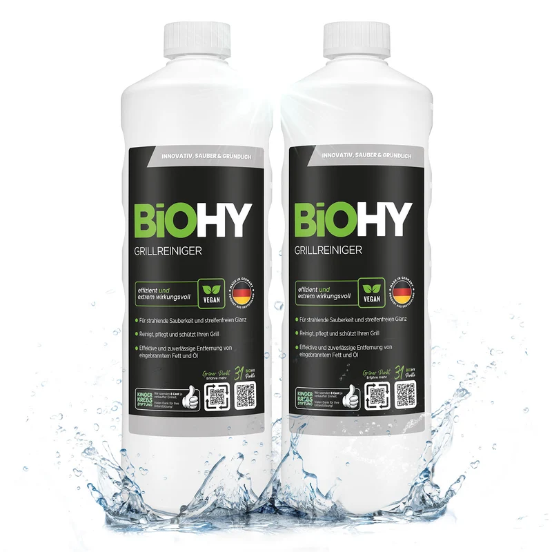 BiOHY nettoyant pour barbecue, nettoyant pour barbecue à gaz, nettoyant pour BBQ, nettoyant pour grille de barbecue