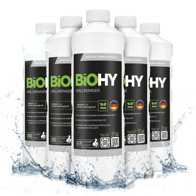 BiOHY nettoyant pour barbecue, nettoyant pour barbecue à gaz, nettoyant pour BBQ, nettoyant pour grille de barbecue