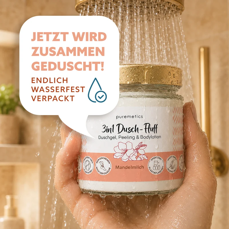 Dusch-Fluff´s 'Verschiedene Sorten' - Glas