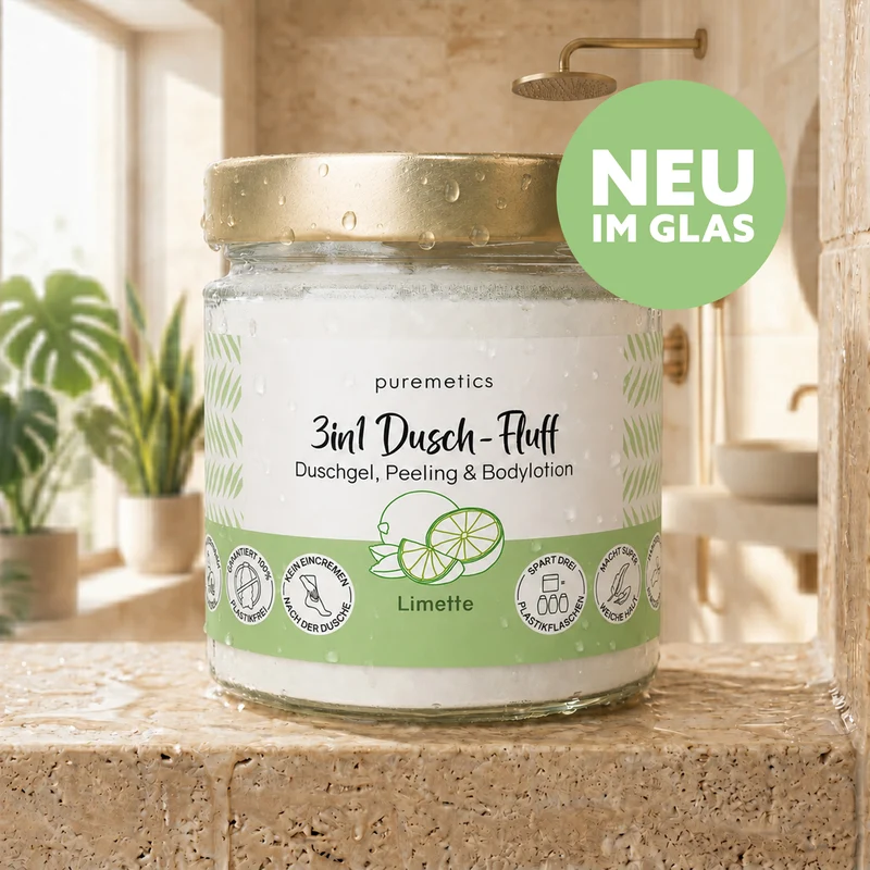 Dusch-Fluff´s 'Verschiedene Sorten' - Glas