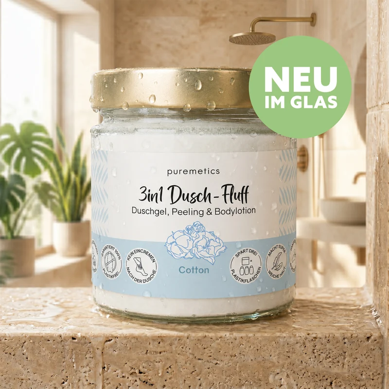 Dusch-Fluff´s 'Verschiedene Sorten' - Glas