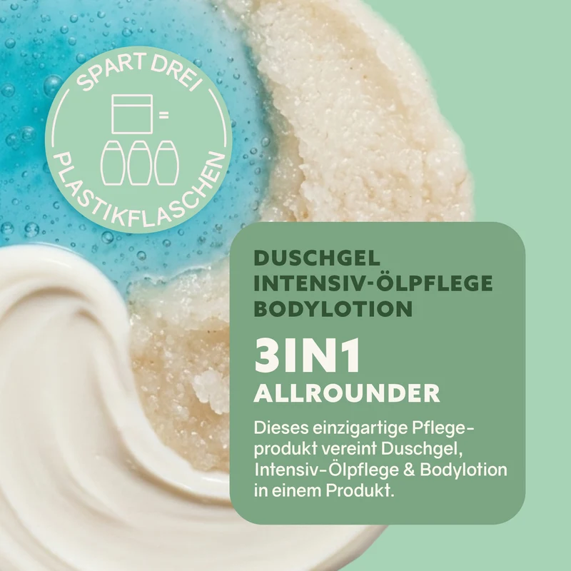 3in1 Intensiv-Dusch-Fluff 'Aloe Vera'