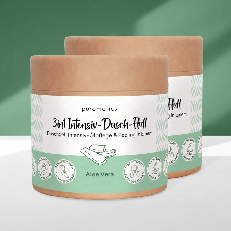3in1 Intensiv-Dusch-Fluff 'Aloe Vera'