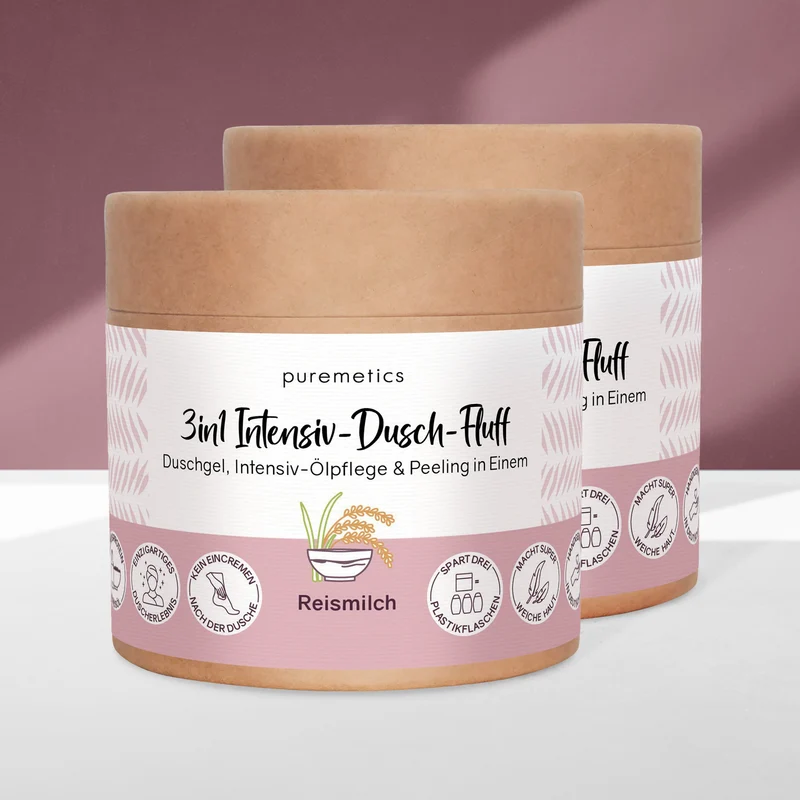 3in1 Intensiv-Dusch-Fluff 'Reismilch'