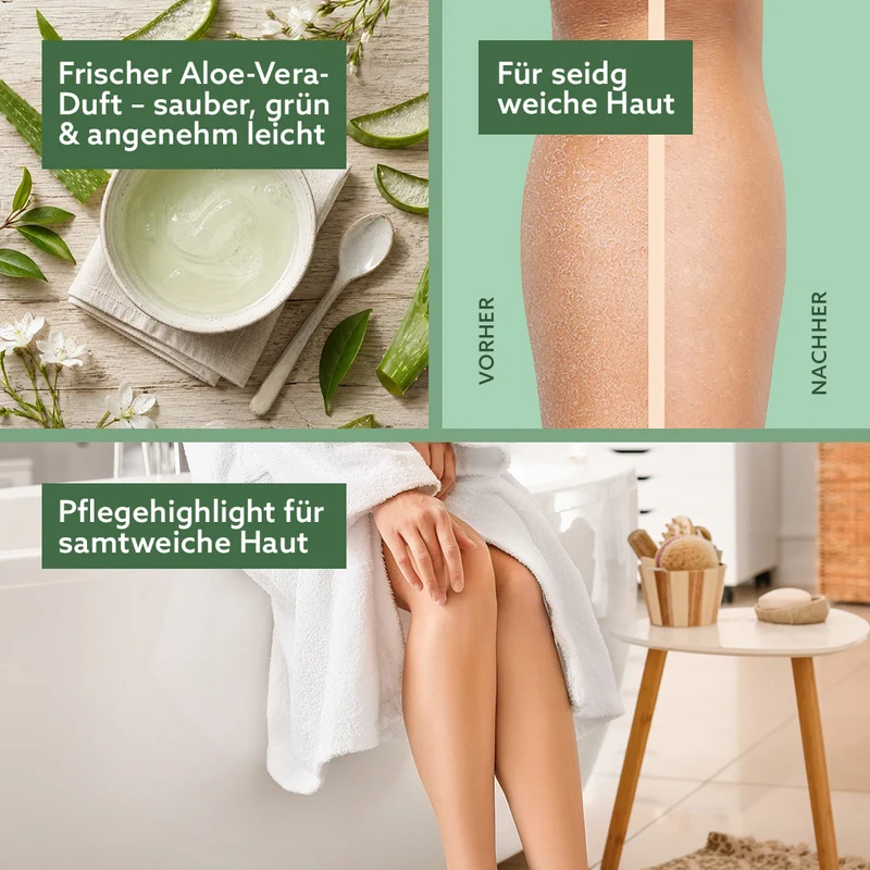 3in1 Intensiv Dusch-Fluff Set 'Pflegequartett'