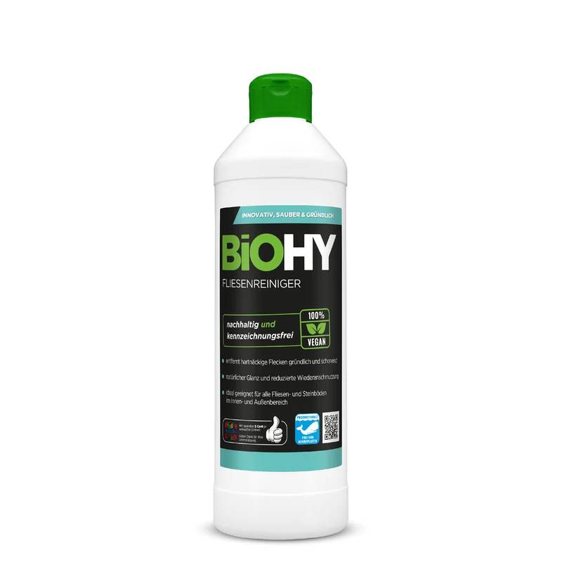 BiOHY nettoyant pour carrelage, nettoyant pour sol carrelé, huile pour carrelage