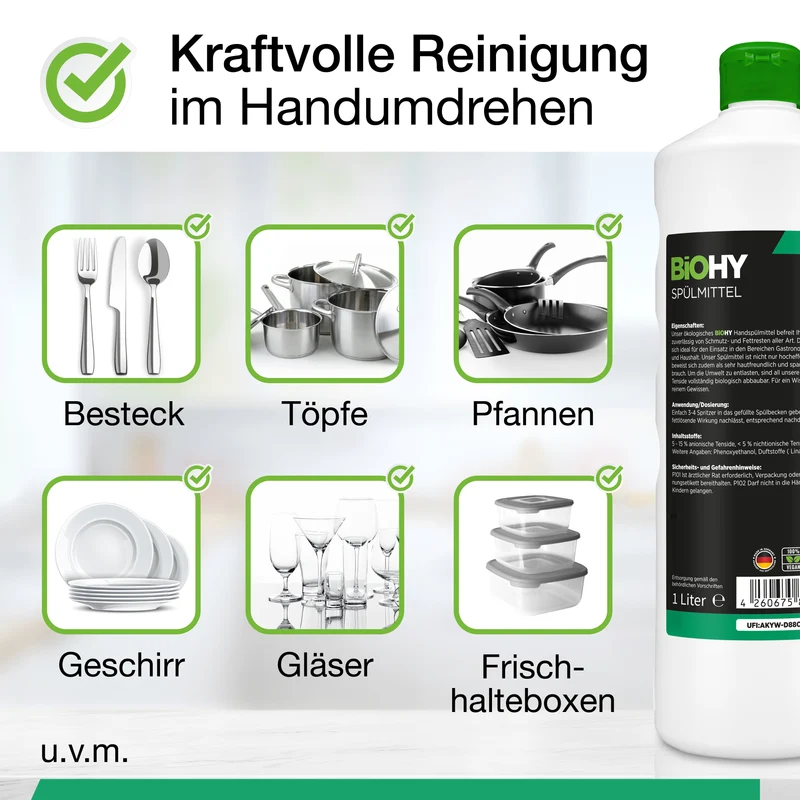 Liquide vaisselle BiOHY 500ml