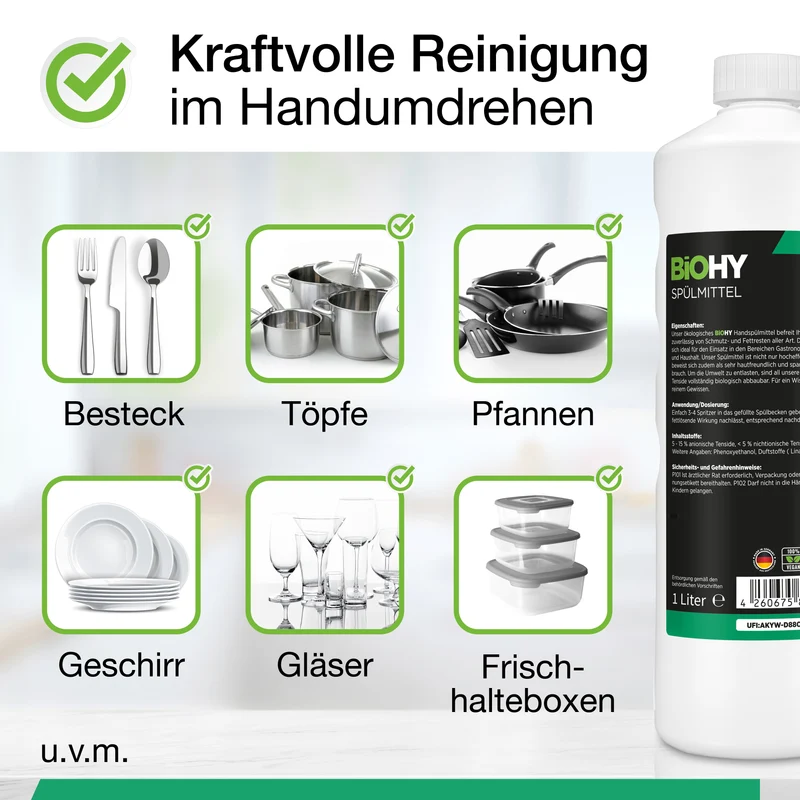 Liquide vaisselle BiOHY 500ml