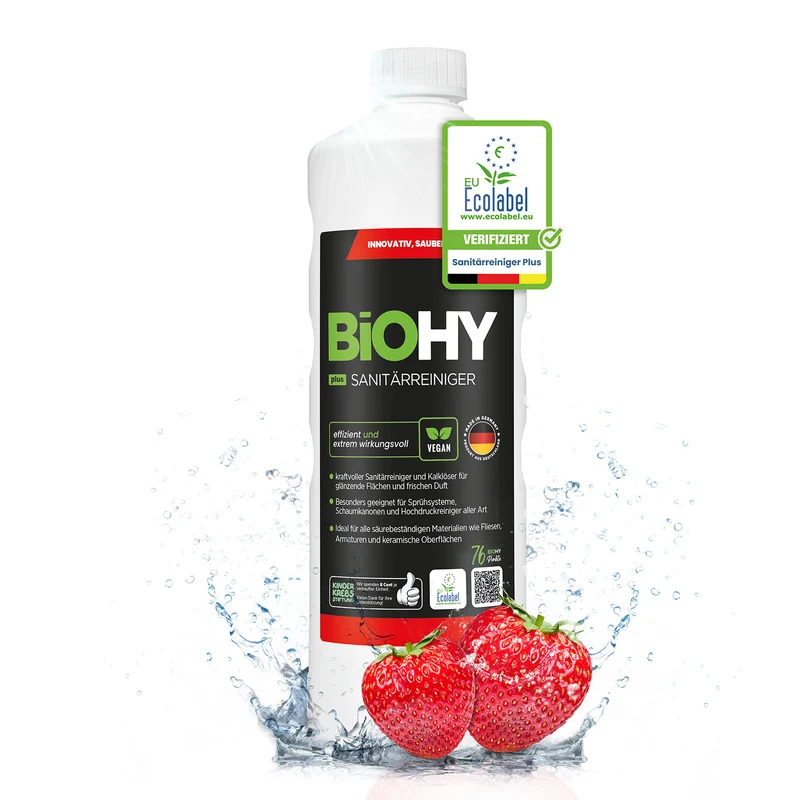 BiOHY nettoyant sanitaire, nettoyant salle de bain, détartrant, nettoyant salle de bain