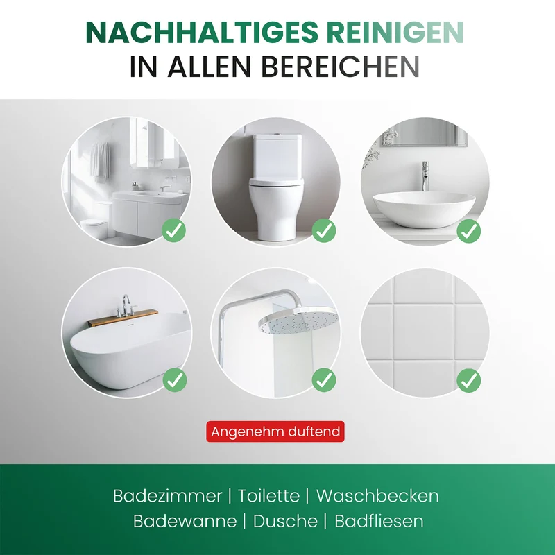 BiOHY nettoyant sanitaire, nettoyant salle de bain, détartrant, nettoyant salle de bain