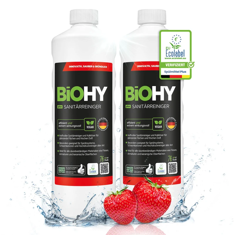 BiOHY nettoyant sanitaire, nettoyant salle de bain, détartrant, nettoyant salle de bain
