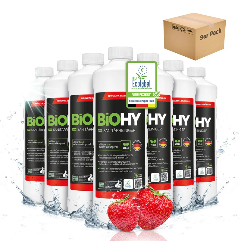 BiOHY nettoyant sanitaire, nettoyant salle de bain, détartrant, nettoyant salle de bain