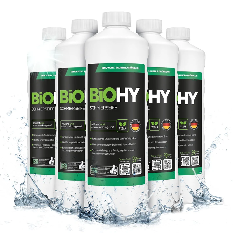 BiOHY savon mou, solution de savon mou, nettoyant pour sol, concentré