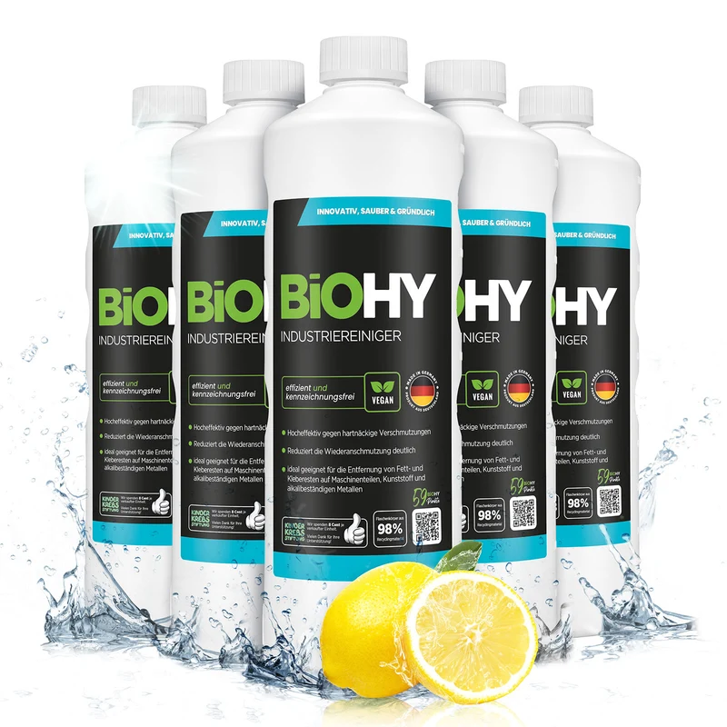 BiOHY nettoyant industriel, nettoyant pour atelier, nettoyant universel, concentré