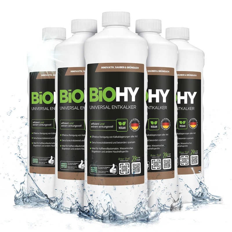 BiOHY Détartrant universel, détartrant, dissolvant de calcaire, nettoyant de calcaire