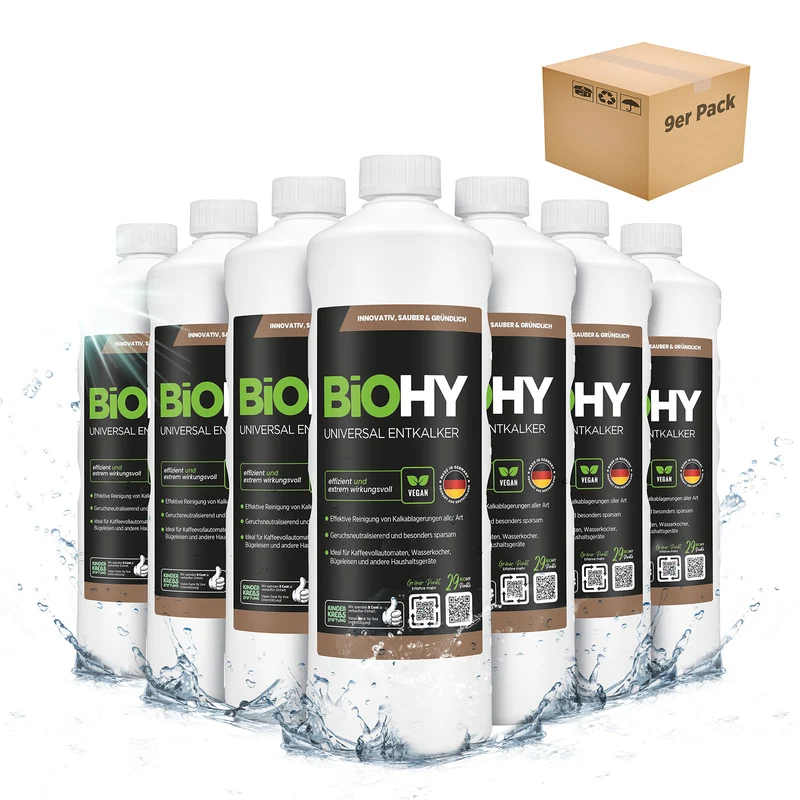 BiOHY Détartrant universel, détartrant, dissolvant de calcaire, nettoyant de calcaire