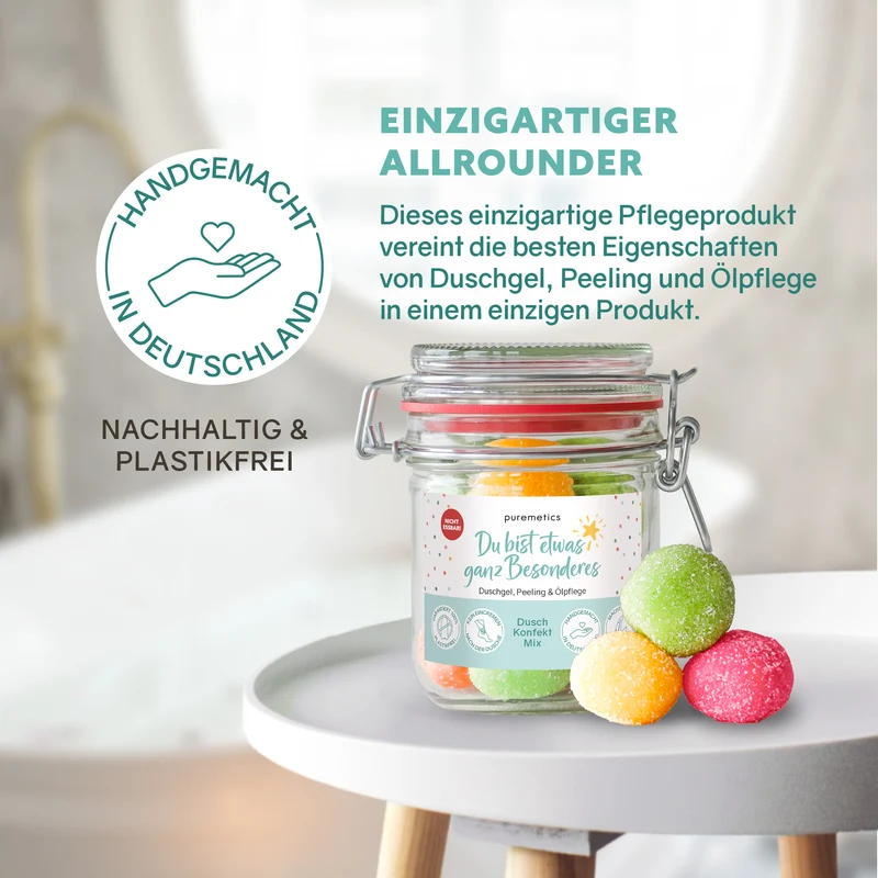 3in1 Dusch-Konfekte 'Verschiedene Sorten'