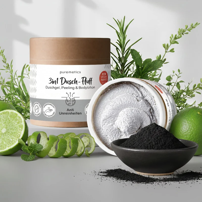 3in1 Dusch-Fluff Set 'Wirkstoff-Actives'