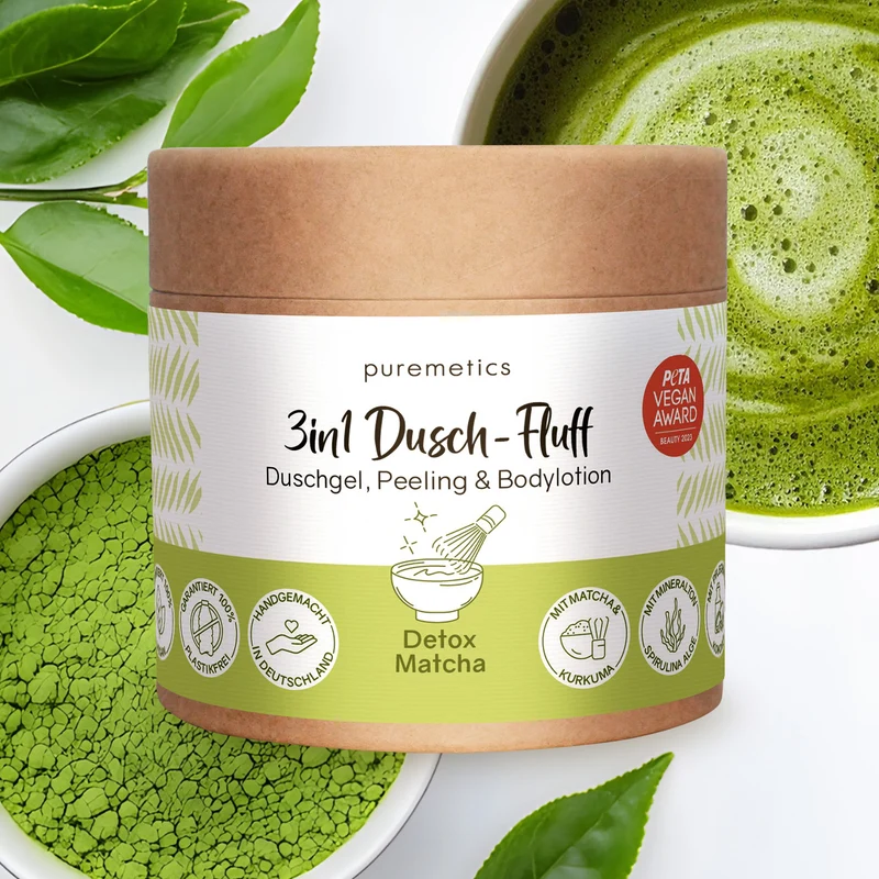 3in1 Dusch-Fluff 'Detox Matcha'