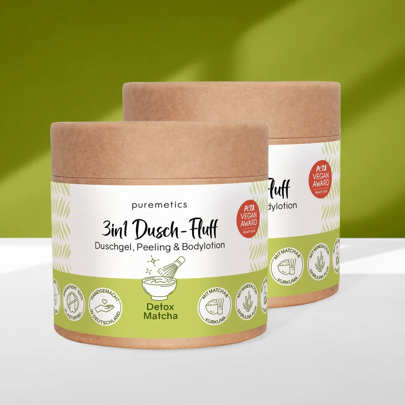 3in1 Dusch-Fluff 'Detox Matcha'
