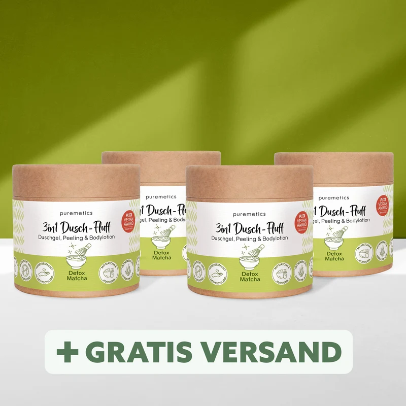 3in1 Dusch-Fluff 'Detox Matcha'
