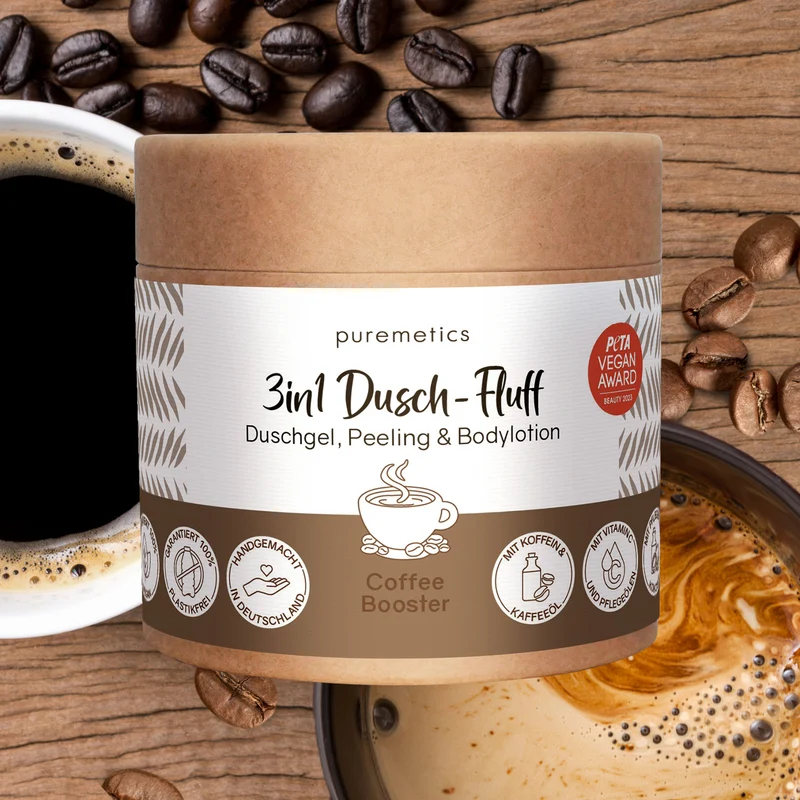 3in1 Dusch-Fluff 'Coffee Booster'