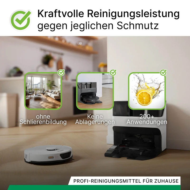 BiOHY Nettoyant pour stations de nettoyage de robots d'essuyage, Nettoyant pour robots d'essuyage, Concentré, B2B