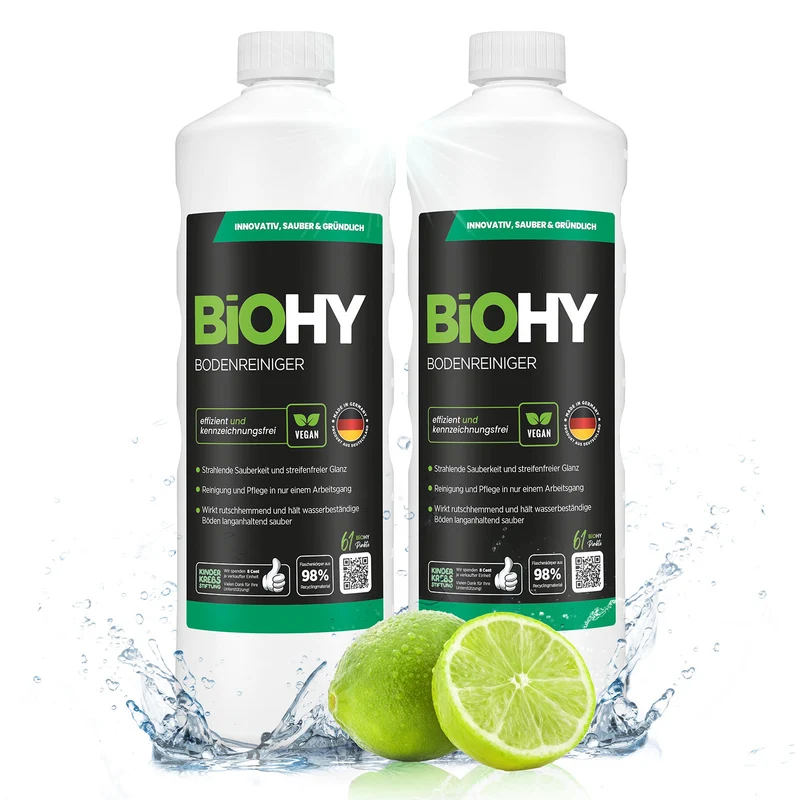BiOHY nettoyant pour sols, nettoyant pour sols, nettoyant non moussant pour sols, concentré