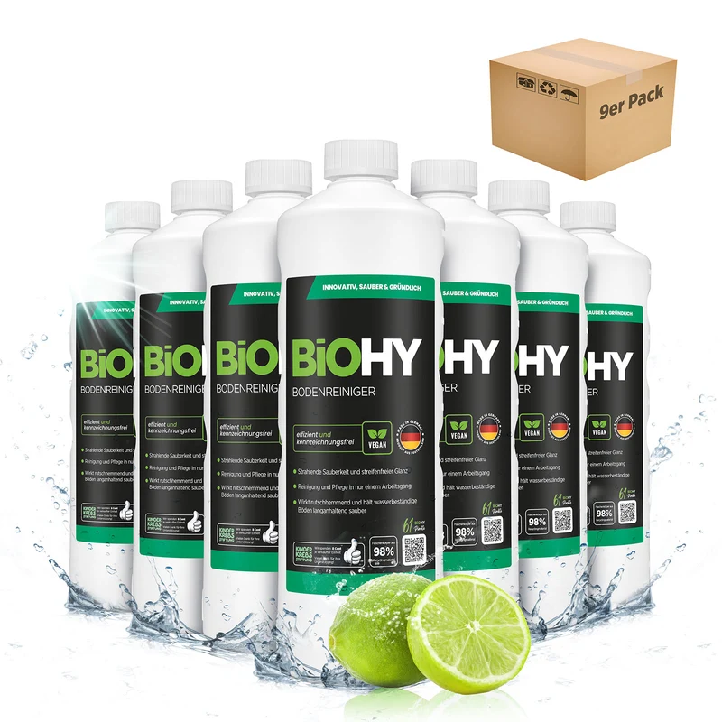 BiOHY nettoyant pour sols, nettoyant pour sols, nettoyant non moussant pour sols, concentré