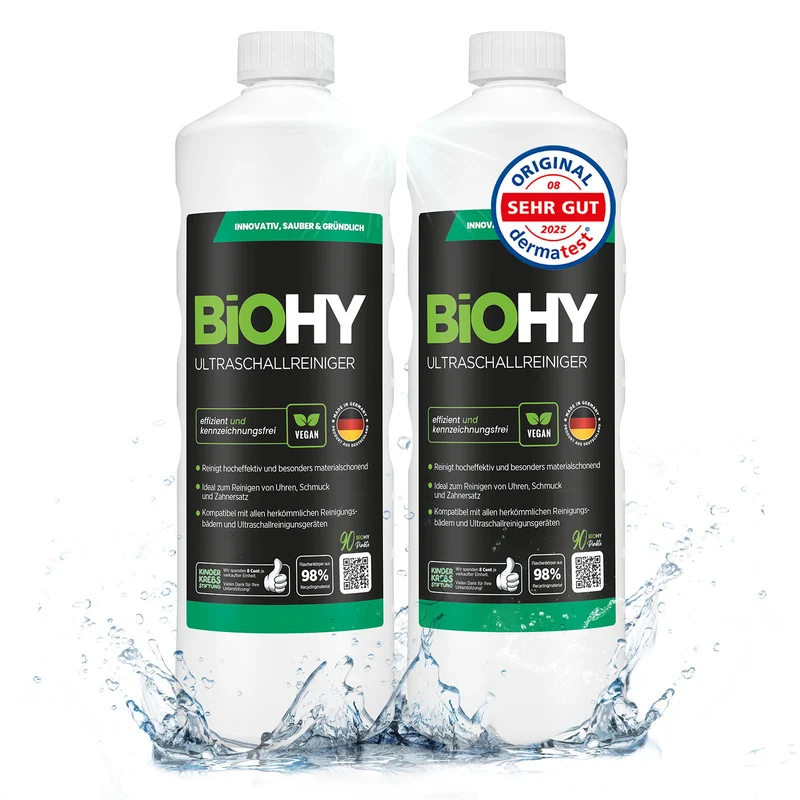 BiOHY Nettoyeur à ultrasons, Nettoyeur de bain à ultrasons, Nettoyeur pour appareil à ultrasons
