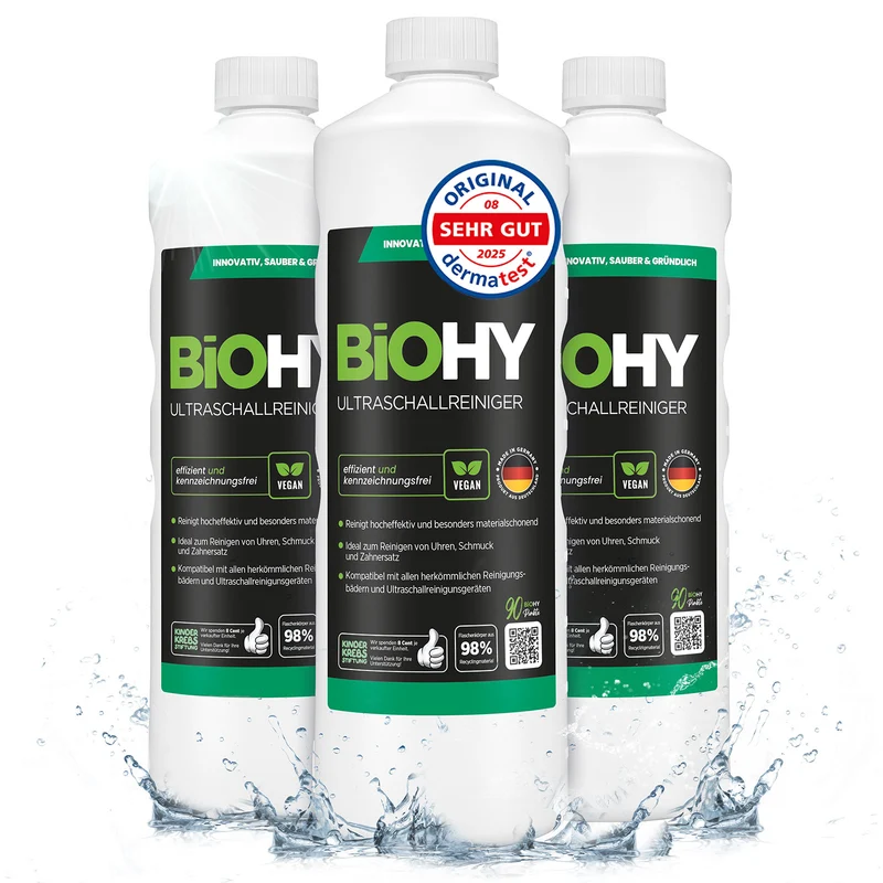 BiOHY Nettoyeur à ultrasons, Nettoyeur de bain à ultrasons, Nettoyeur pour appareil à ultrasons