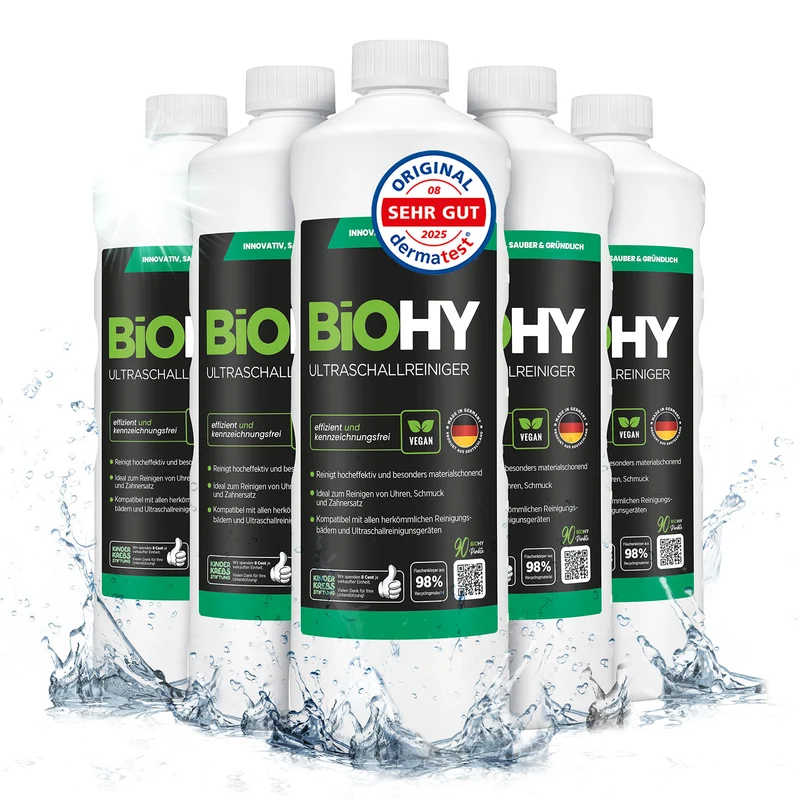BiOHY Nettoyeur à ultrasons, Nettoyeur de bain à ultrasons, Nettoyeur pour appareil à ultrasons