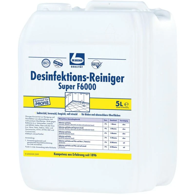 Dr. Becher Desinfektions-Reiniger Super F6000