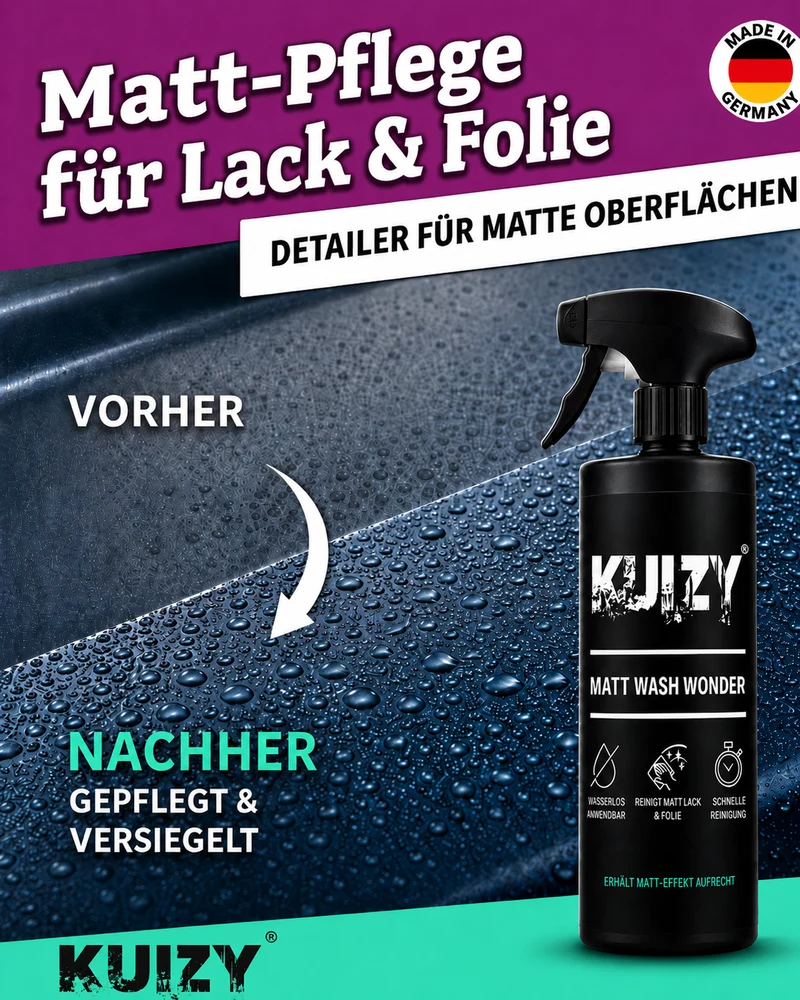 KUIZY Matt Wash Wonder Pflege-Set