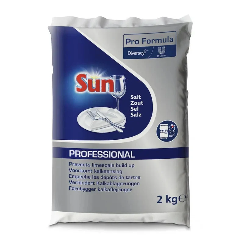 SUN Professional Salz grobkörnig, Regeneriersalz | Beutel (2 kg)