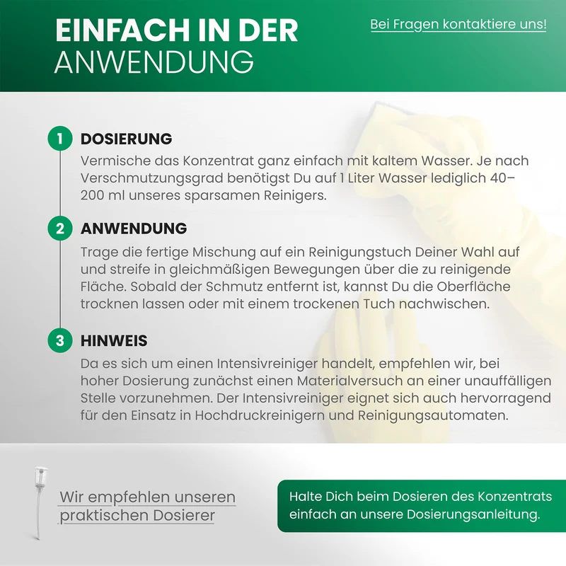 BiOHY nettoyant intensif, nettoyant industriel, nettoyant universel, produit de nettoyage concentré