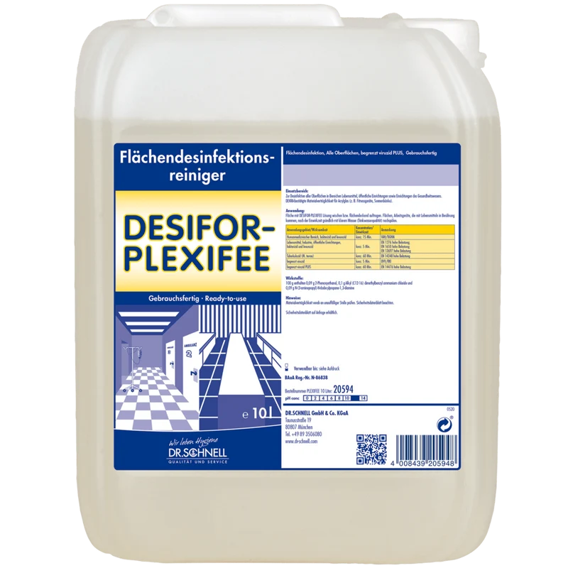 Dr. Schnell Desifor PlexiFee Flächendesinfektionsmittel, begrenzt viruzid PLUS