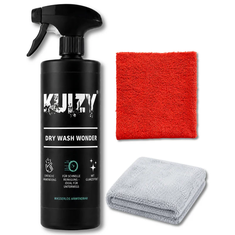 Dry Wash Wonder + Premium Mikrofasertuch Duo Finish