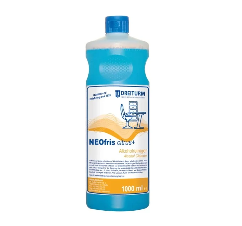 Dreiturm NEOfris citrus+ Alkoholreiniger - 1 Liter Flasche