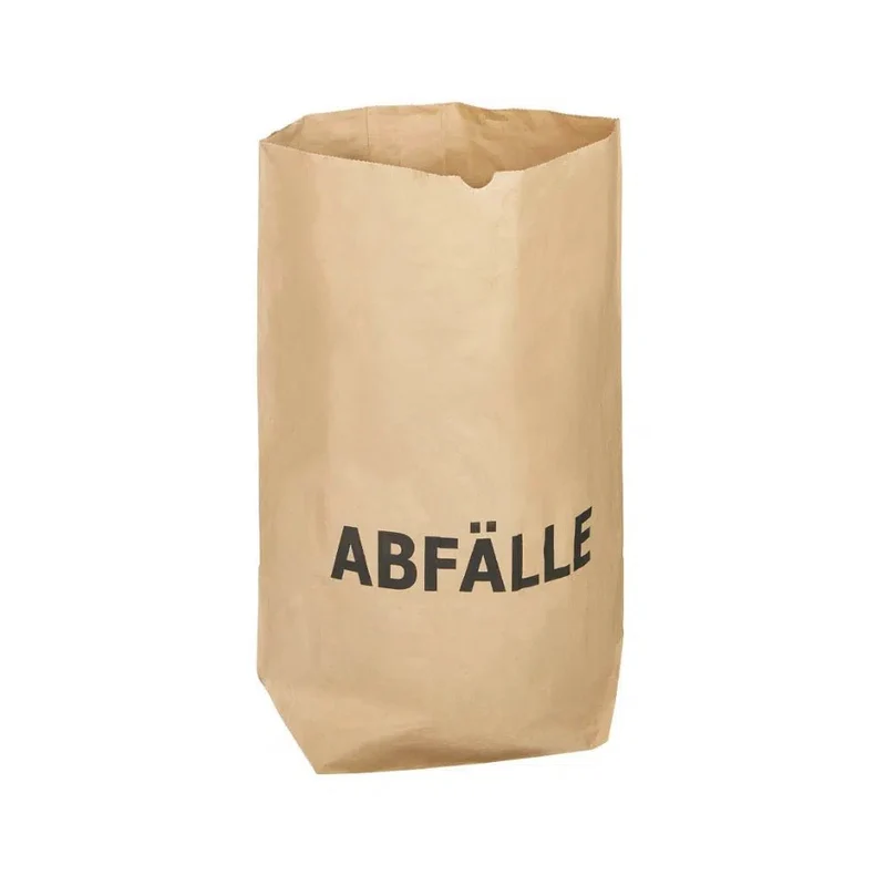 DEISS Papiersäcke, mit Druck "ABFÄLLE, nassfest - 25 Stück