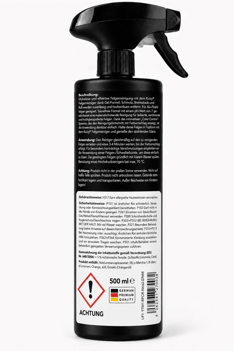 KUIZY Felgen Clean & Finish Set