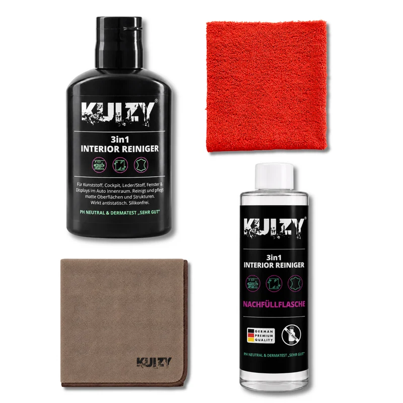KUIZY 3in1 Interior Detailpflege-Set