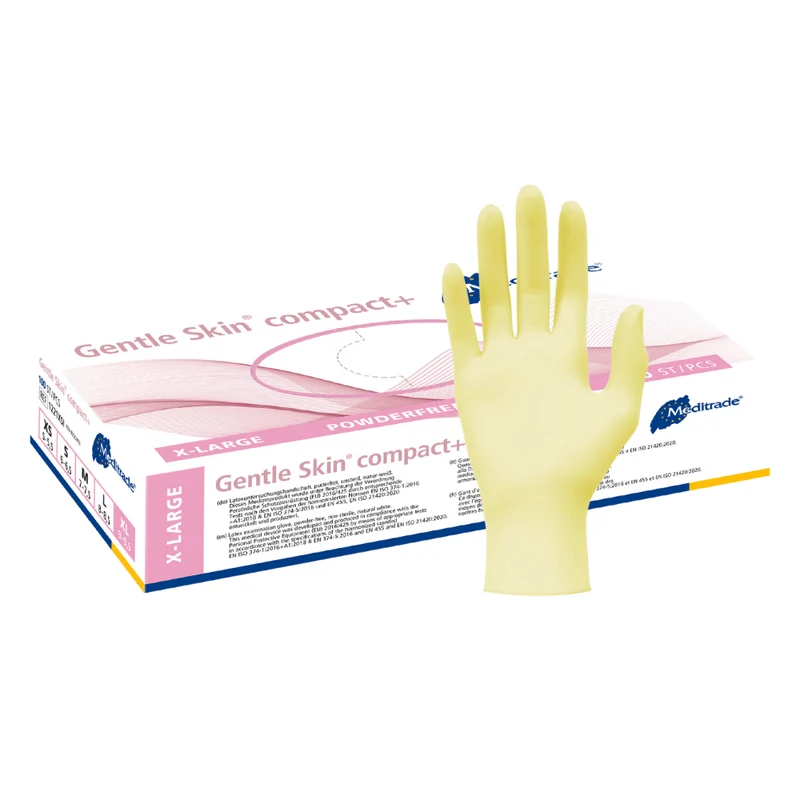 Meditrade Gentle Skin® Latexhandschuhe compact+ Einweghandschuh