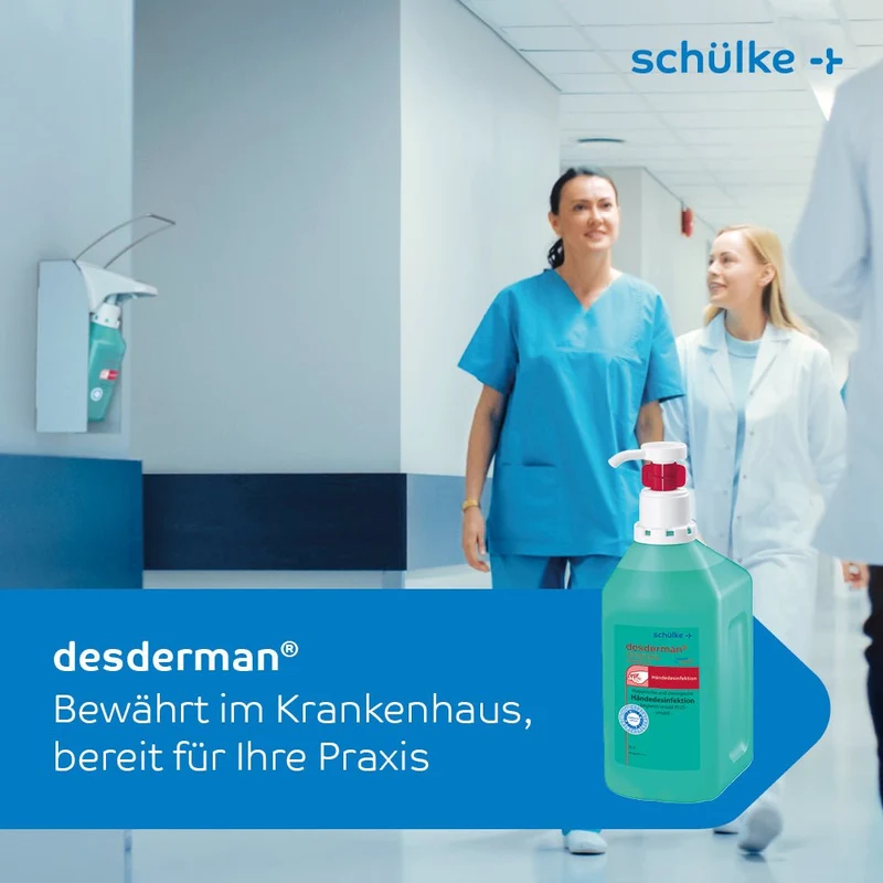 Schülke desderman® Händedesinfektion (ohne Farbstoff/Parfüm)