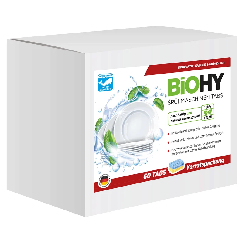 Pastilles pour lave-vaisselle BIOHY (2 phases), Pastilles pour lave-vaisselle, Pastilles pour lave-vaisselle