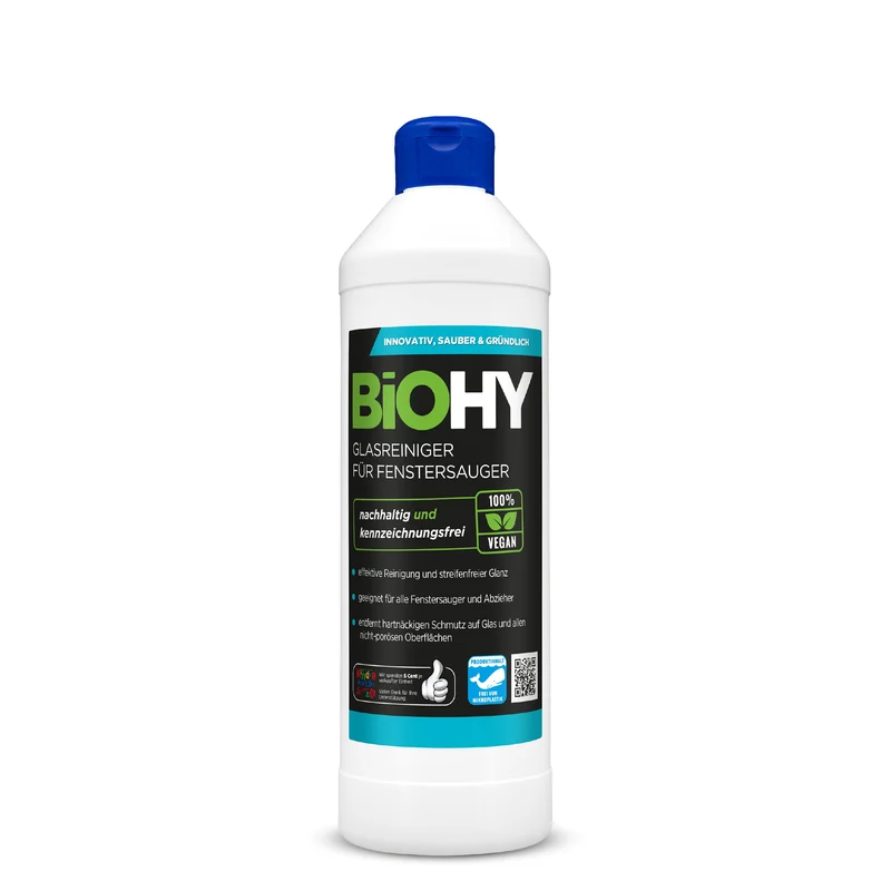 BiOHY Nettoyant pour vitres pour aspirateur de vitres, nettoyant pour vitres