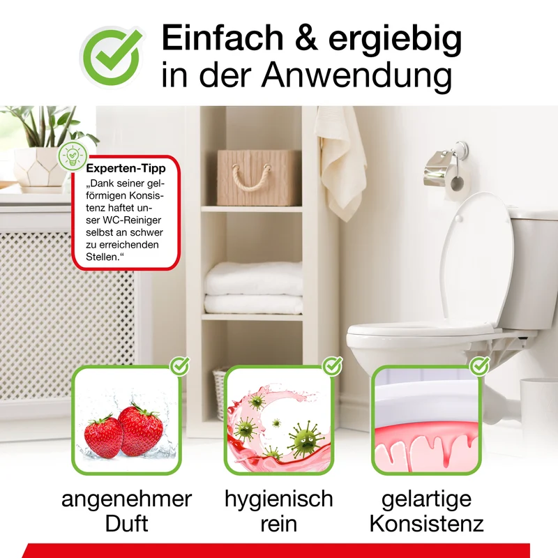 BiOHY nettoyant pour WC, nettoyant pour toilettes, nettoyant pour toilettes, rafraîchissant pour WC
